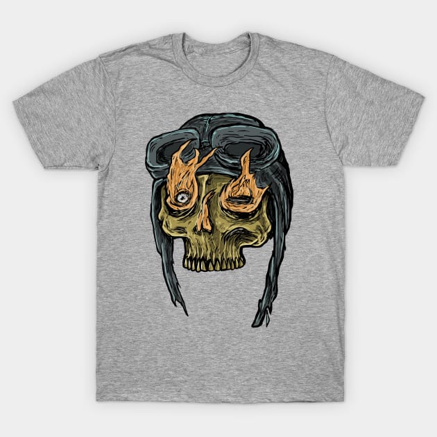 Death Skull No IV T-Shirt by DeathAnarchy